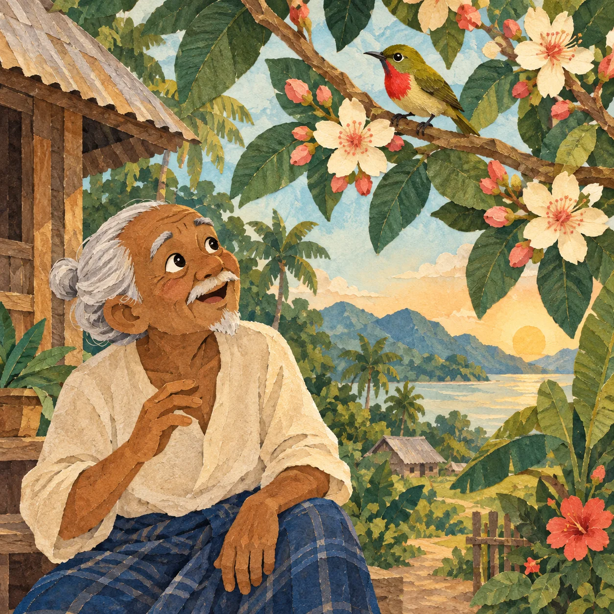 Cover of The Flower-Pecker and Father Lime-stick