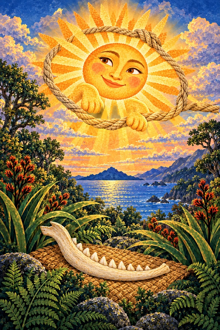 Cover of Māui Slows the Sun